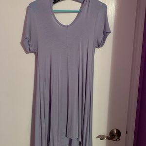 Baby blue t shirt dress